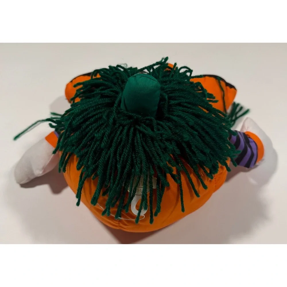 Vintage 1996 Joelson Industries Little Treasures Pumpkin Plush Halloween Decor